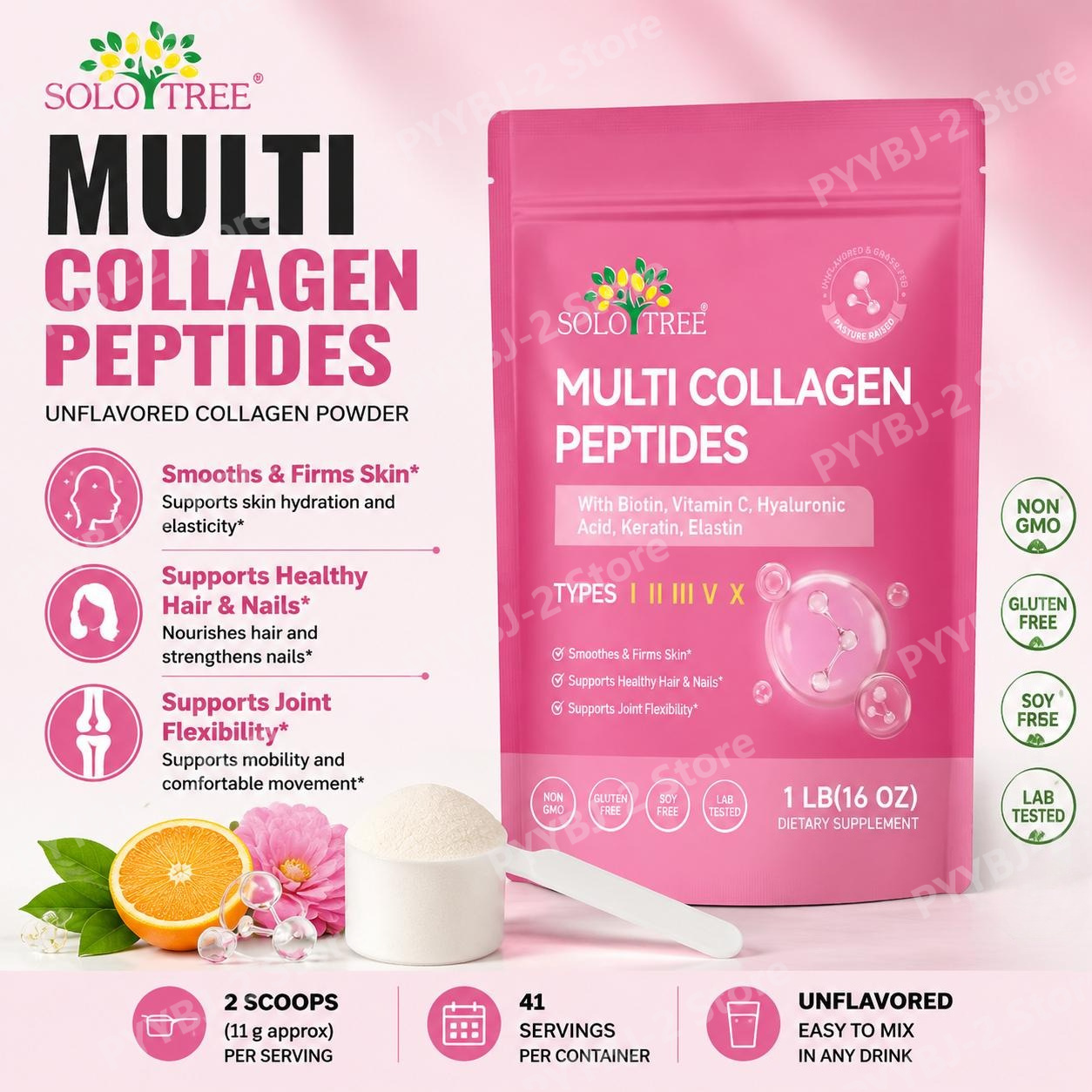 Мультиколлагеновый порошок с п – обзор и цена Collagen Peptide Powder
