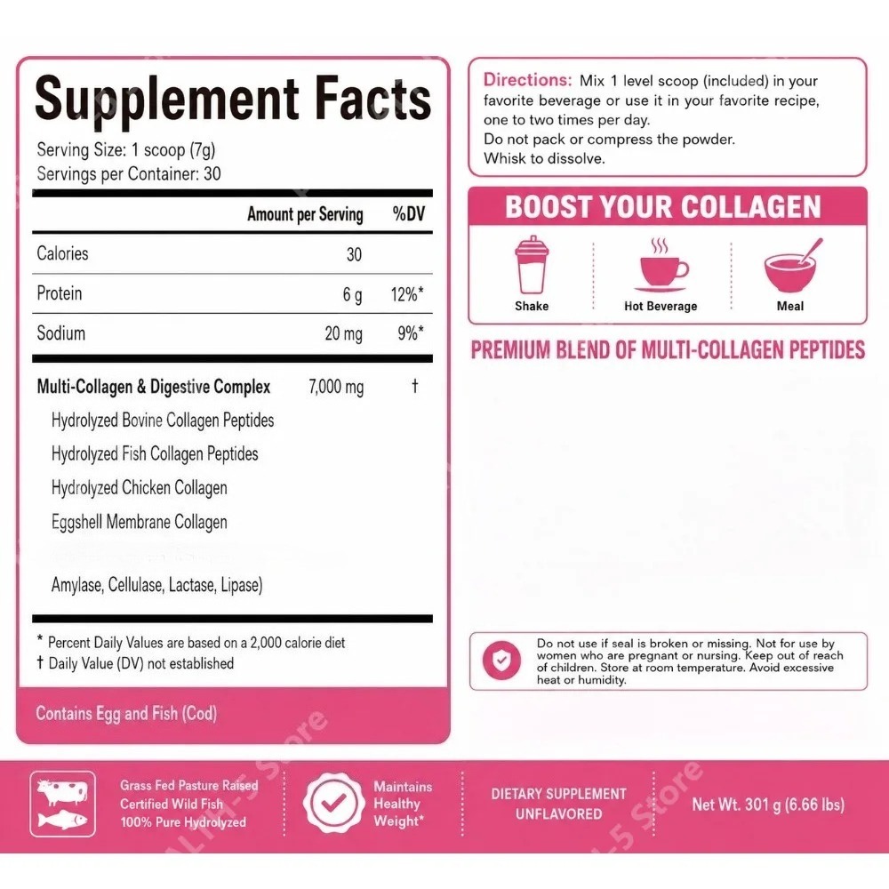 Гидролизованный коллагеновый п – обзор и цена Collagen Peptide Powder