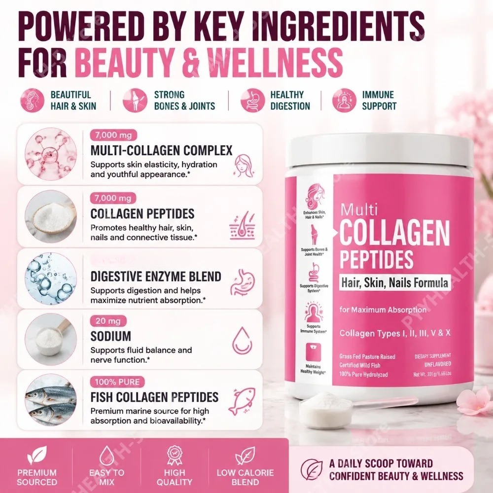 Гидролизованный коллагеновый п – обзор и цена Collagen Peptide Powder