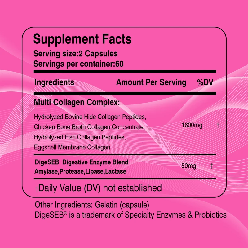 Коллагеновые комплексные капсу – обзор и цена Collagen Peptide Powder