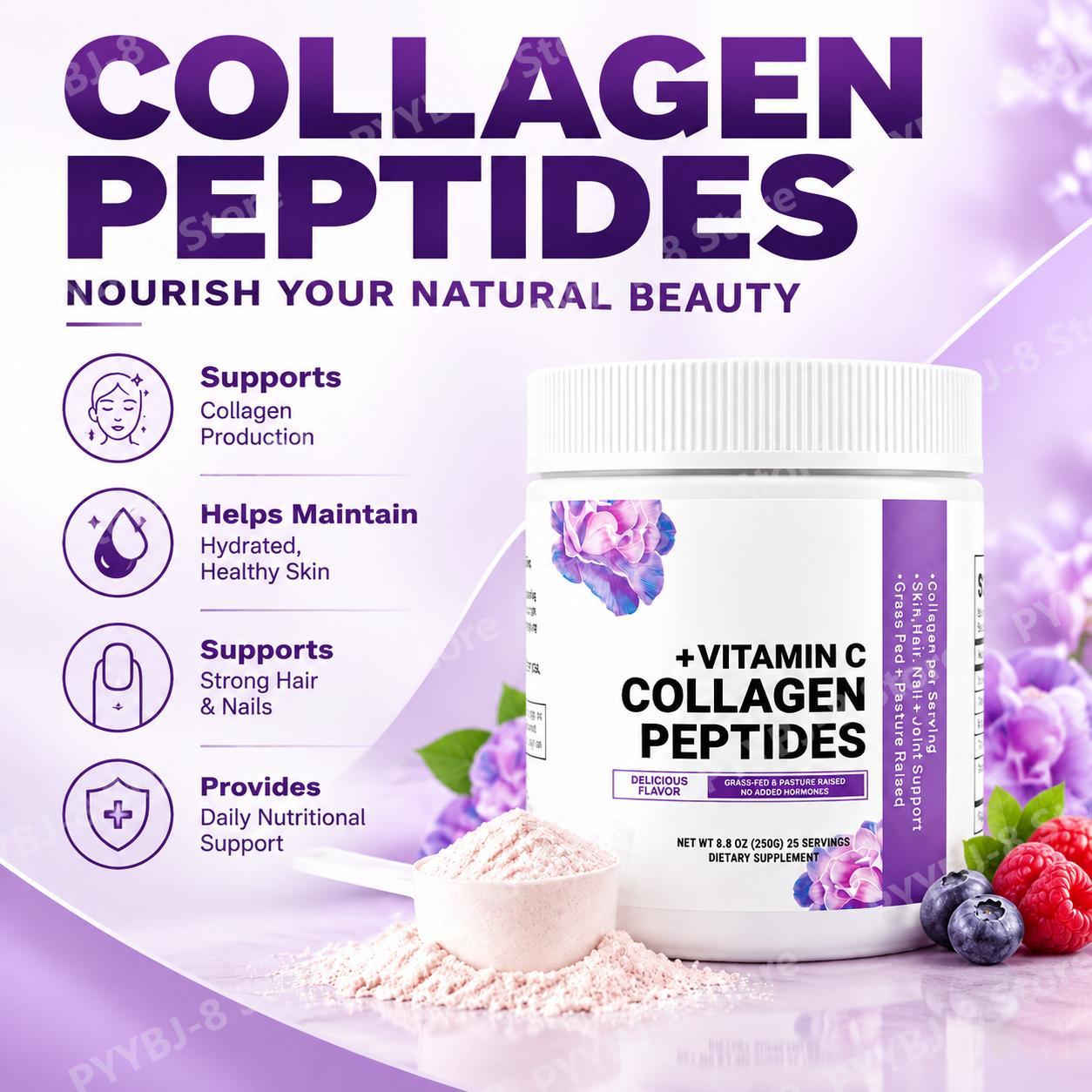 Порошок коллагеновых пептидов  – обзор и цена Collagen Peptide Powder